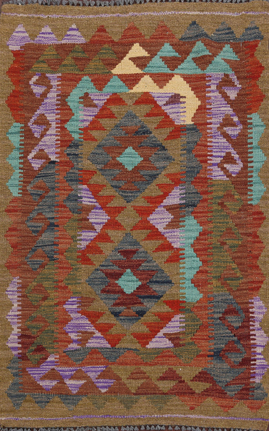 Geometric Kilim Oriental 3x4 Area Rug