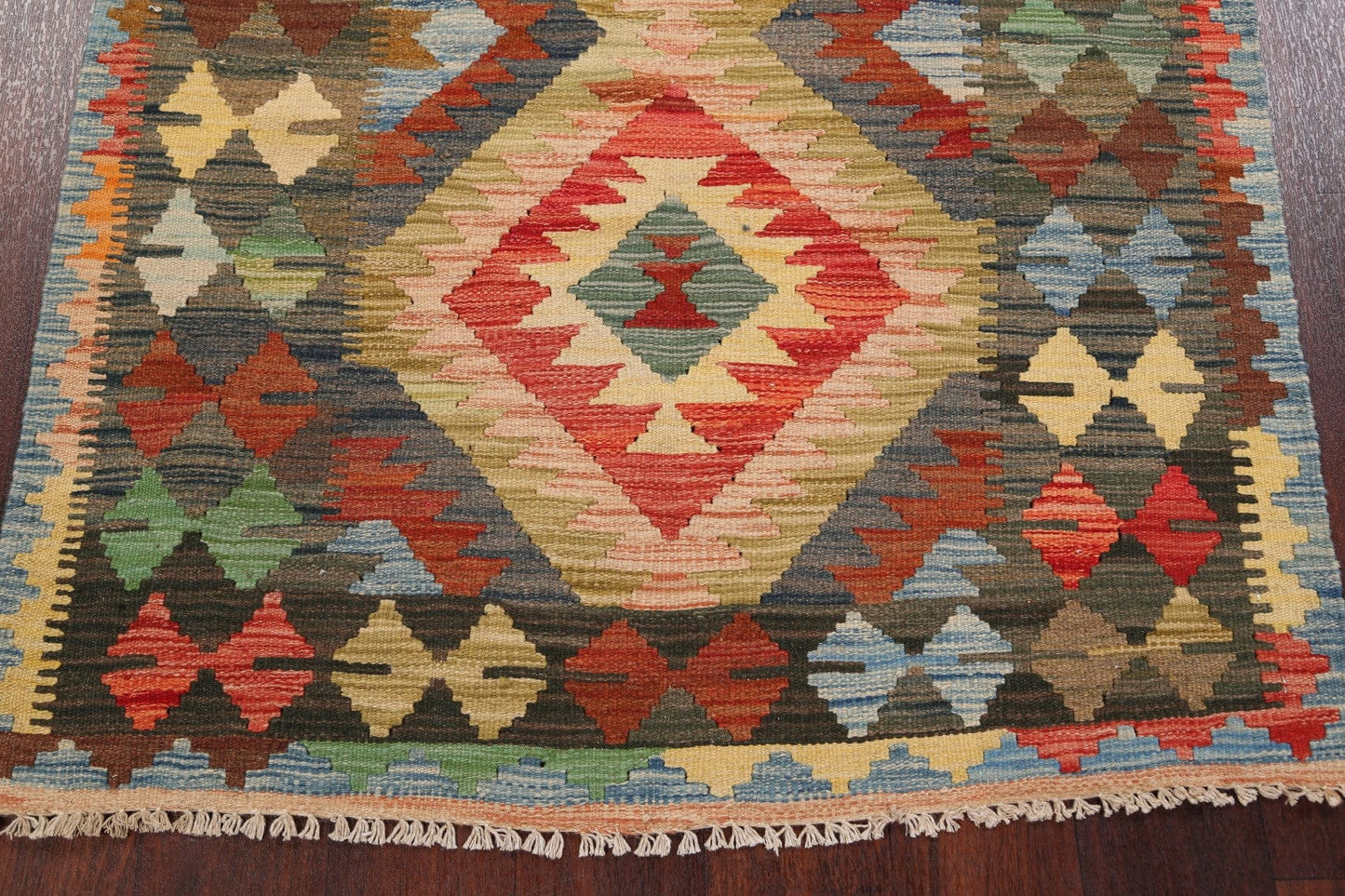 Southwest Kilim Oriental Area Rug 3x3 Square