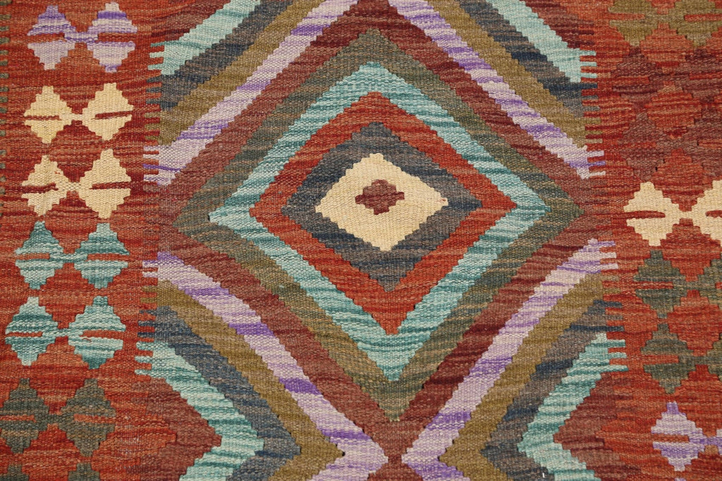 South-Western Kilim Oriental Area Rug 3x3 Square