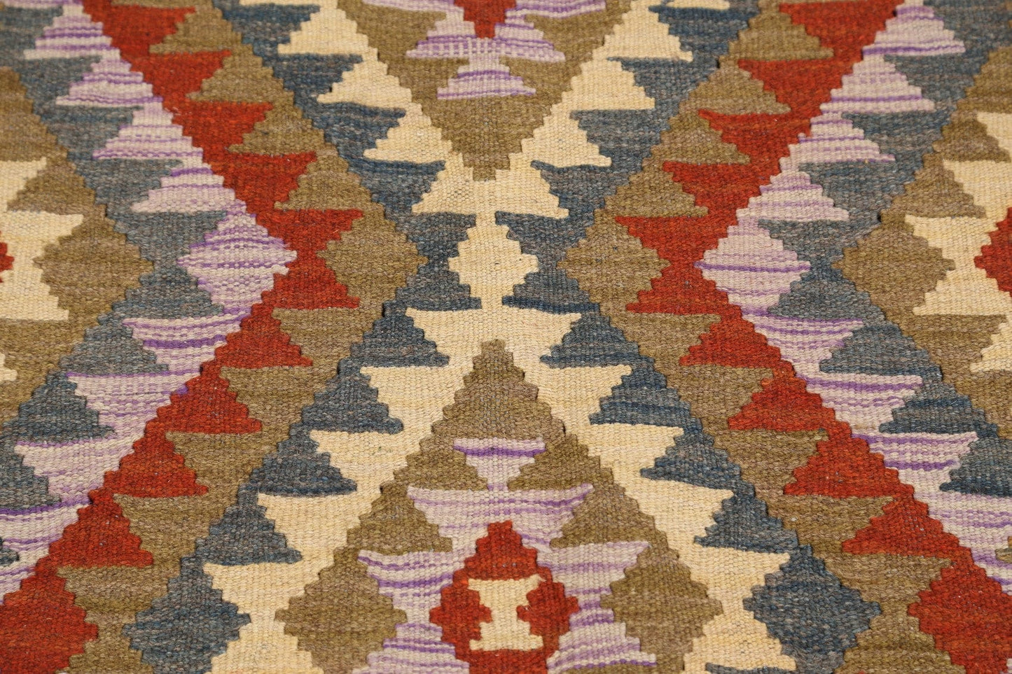 Geometric Kilim Square Oriental 3x3 Area Rug