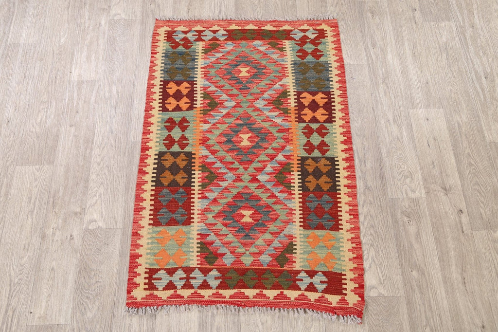 Southwest Reversible Kilim Oriental Area Rug 3x4