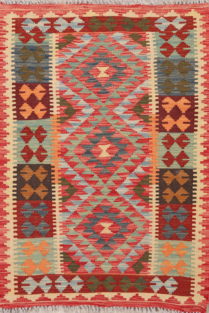 Southwest Reversible Kilim Oriental Area Rug 3x4