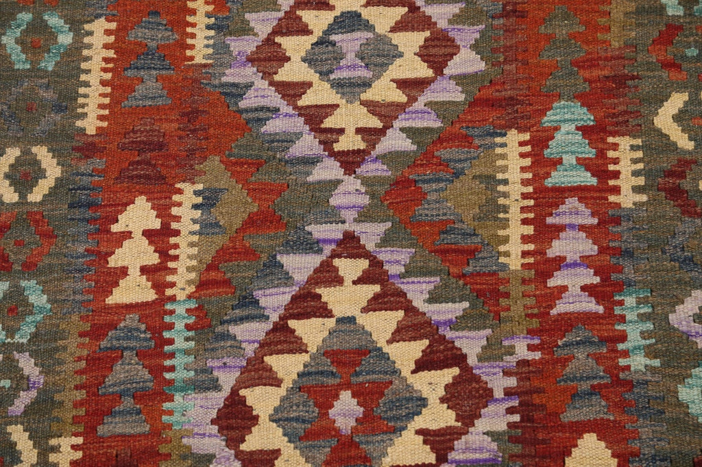 South-Western Reversible Kilim Oriental Area Rug 3x4