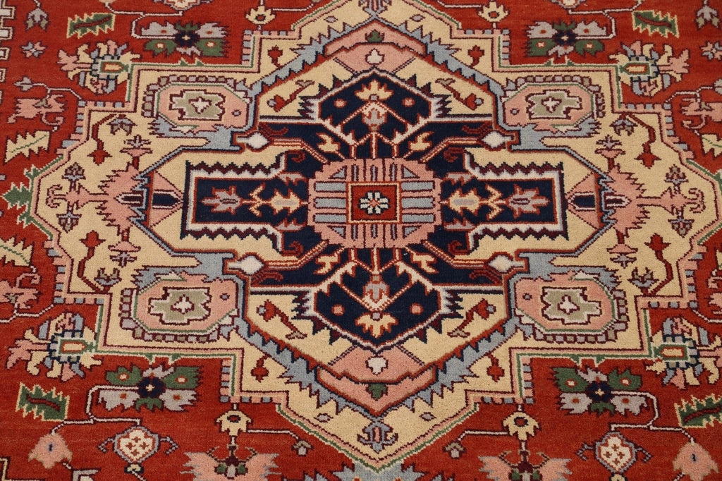 Geometric Heriz Serapi Oriental Area Rug 8x10