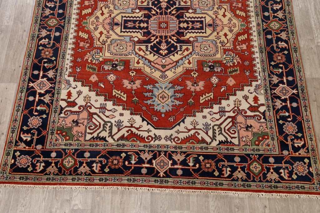 Geometric Heriz Serapi Oriental Area Rug 8x10