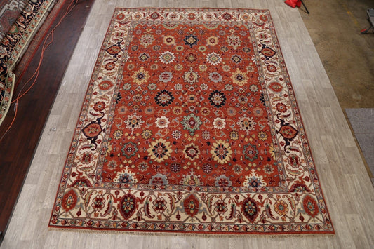 All-Over Floral Heriz Serapi Oriental Area Rug 10x13