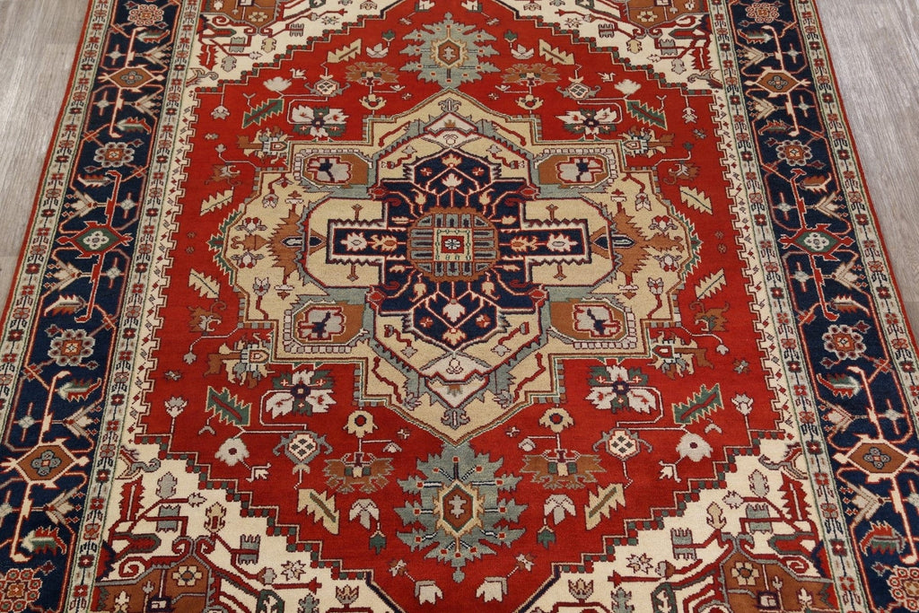 Geometric Heriz Serapi Oriental Area Rug 9x12