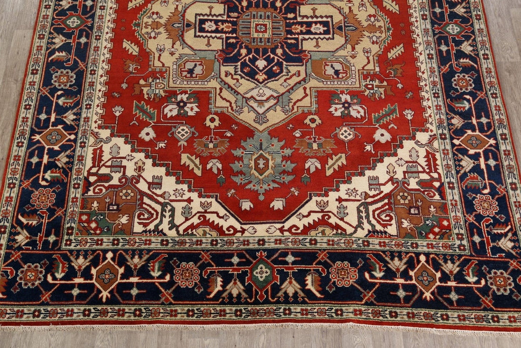 Geometric Heriz Serapi Oriental Area Rug 9x12