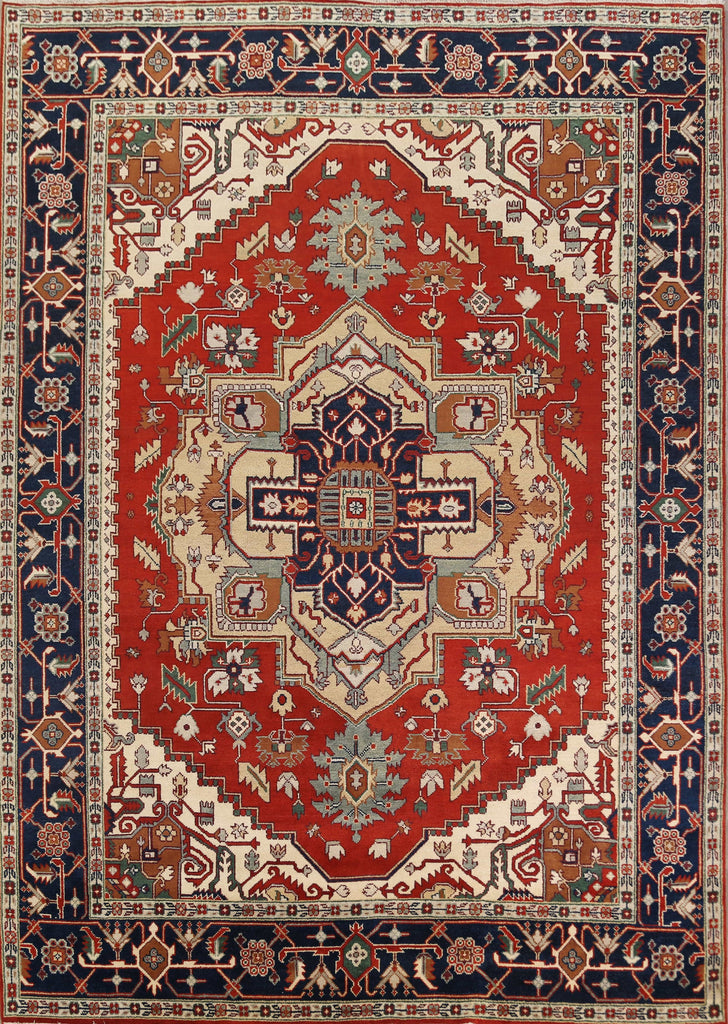 Geometric Heriz Serapi Oriental Area Rug 9x12