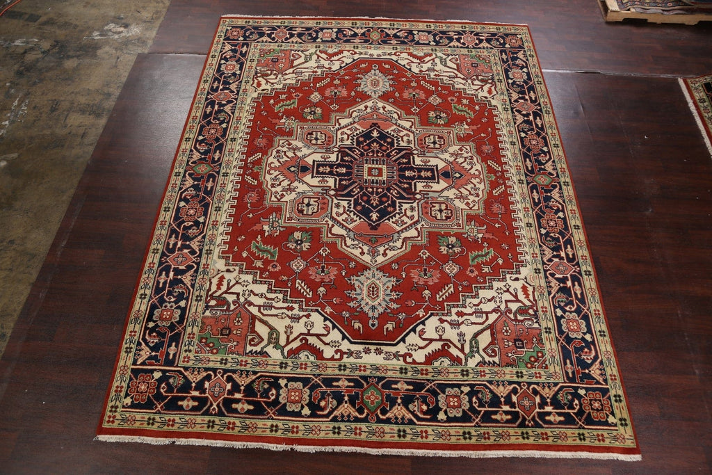 Geometric Heriz Serapi Oriental Area Rug 9x12