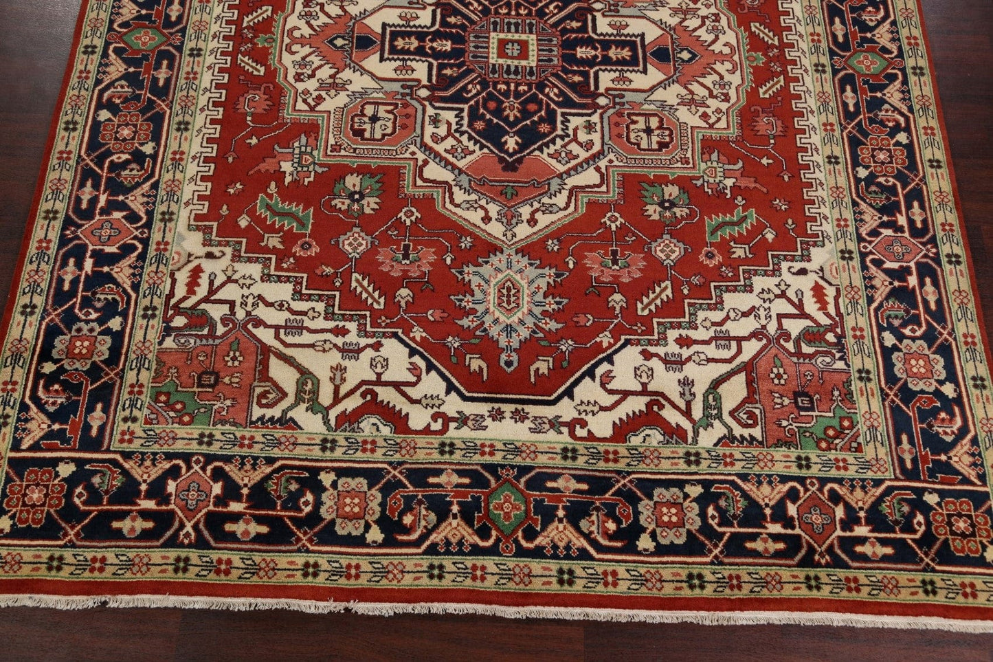 Geometric Heriz Serapi Oriental Area Rug 9x12