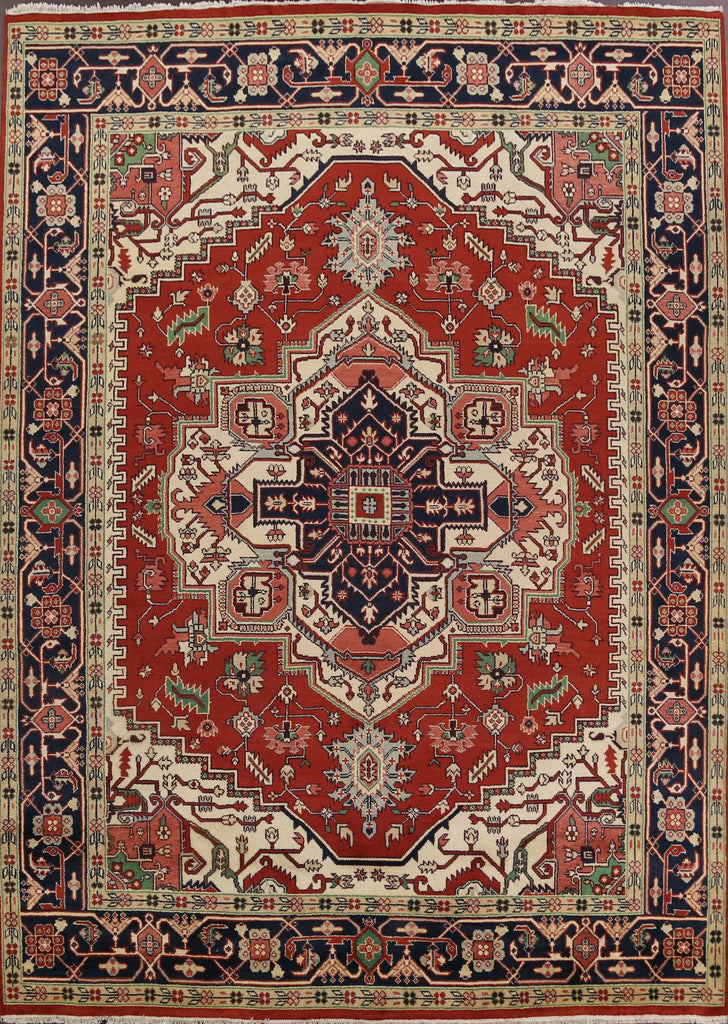 Geometric Heriz Serapi Oriental Area Rug 9x12