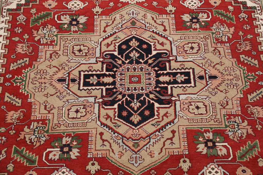 Geometric Heriz Serapi Oriental Area Rug 9x12