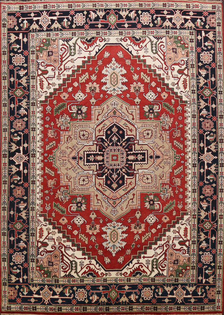 Geometric Heriz Serapi Oriental Area Rug 9x12