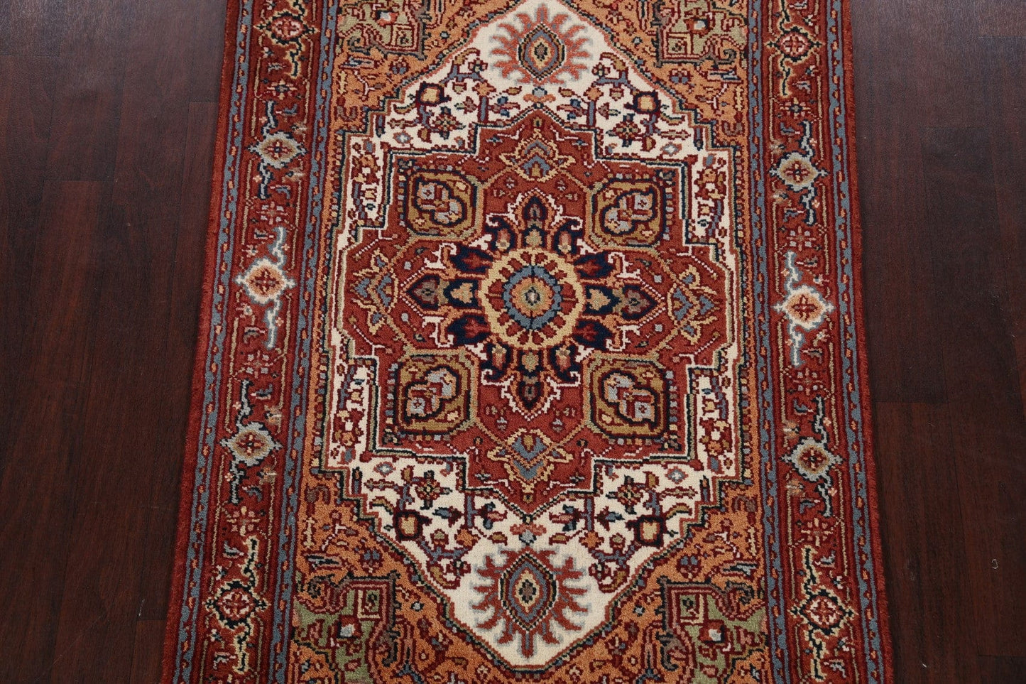 Geometric Heriz Serapi Oriental Area Rug 4x6