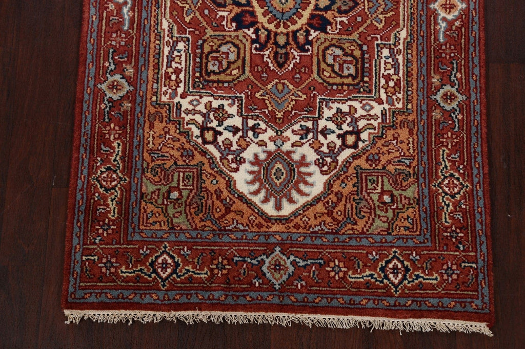 Geometric Heriz Serapi Oriental Area Rug 4x6