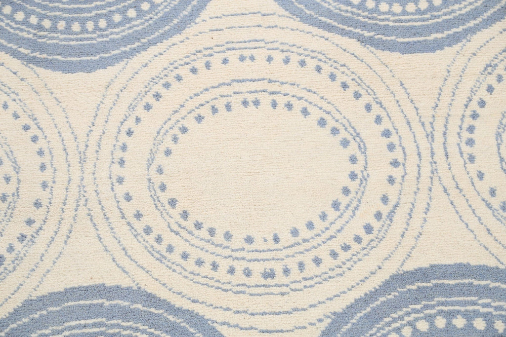 Circle Design Moroccan Oriental Area Rug 5x8