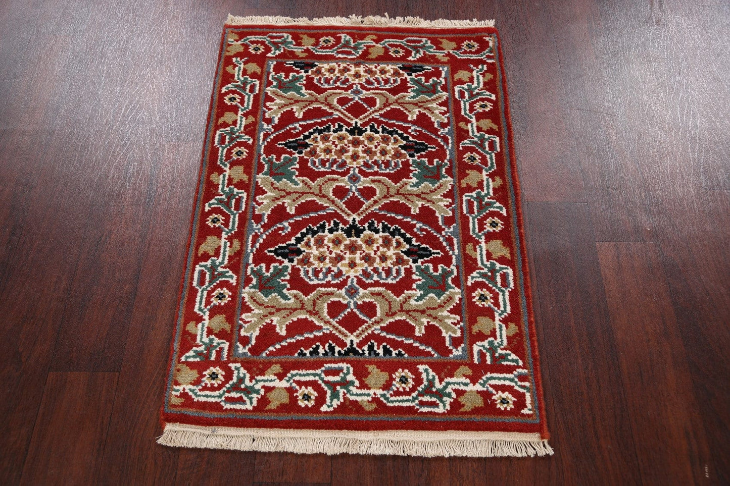 Floral Art & Craft Oriental Area Rug 2x3