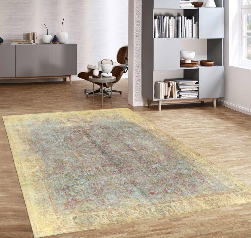 Overdyes Collection Wool Area Rug- 8' 5" X 11' 5"