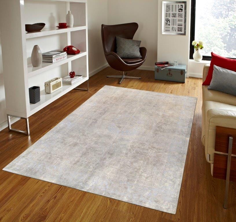 Overdyes Collection Hand-Knotted Wool Area Rug- 9' 5" X 12' 7"