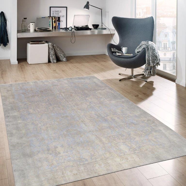 Overdyes Collection Wool Area Rug- 8' 3" X 11' 0"