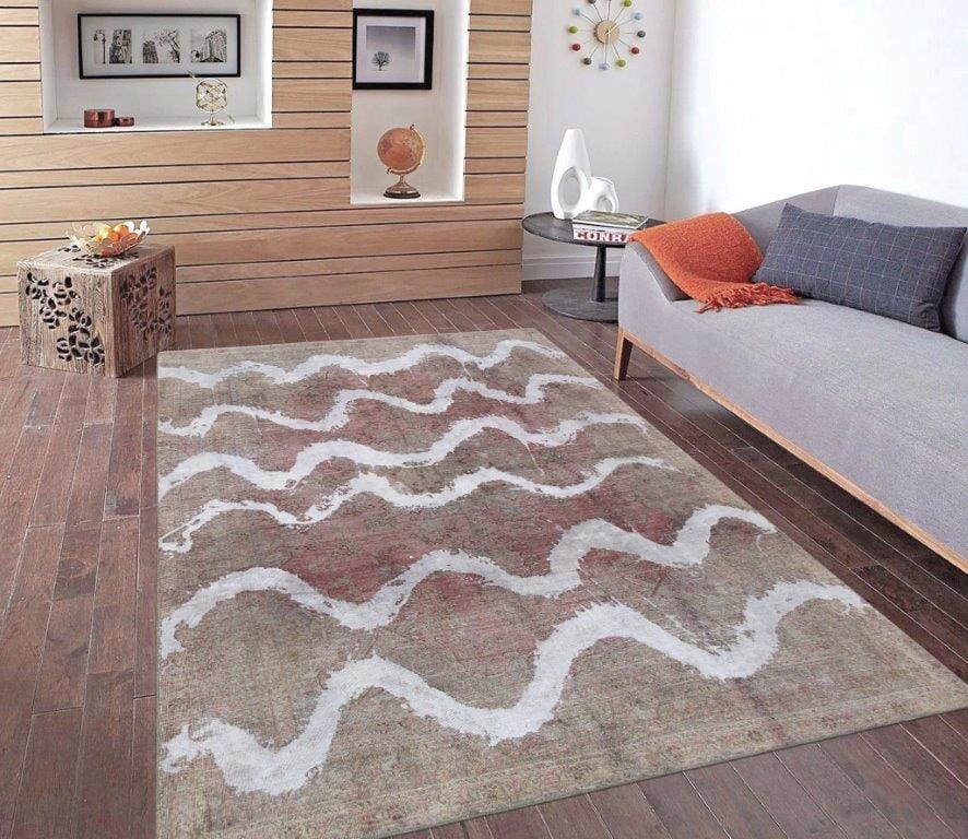 Overdyes Collection Wool Area Rug- 7'10" X 10' 7"