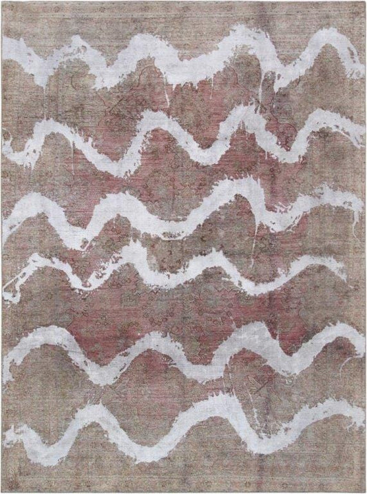 Overdyes Collection Wool Area Rug- 7'10" X 10' 7"