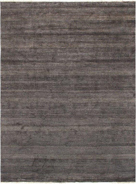 Transitional Collection Hand-Knotted Silk and wool Area Rug- 9' 1" X 12' 2"