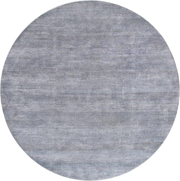 Transitional Collection Hand-Knotted Silk and wool Area Rug- 8' 2" X 8' 2"