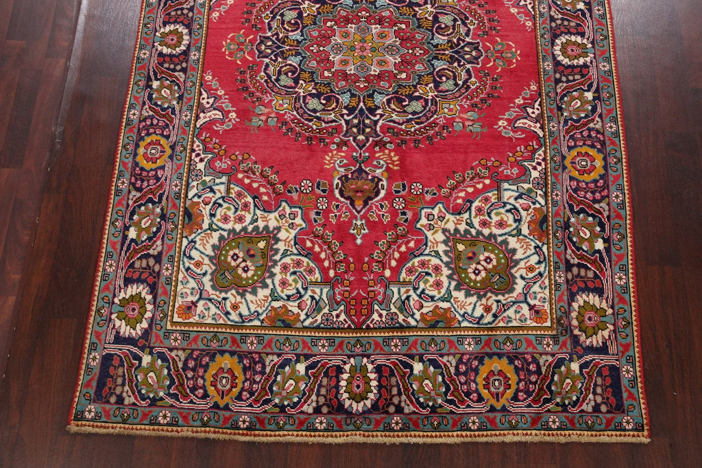 Floral Tabriz Persian Area Rug 6x10