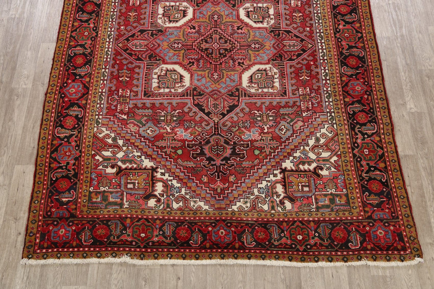 Geometric Heriz Persian Area Rug 8x11