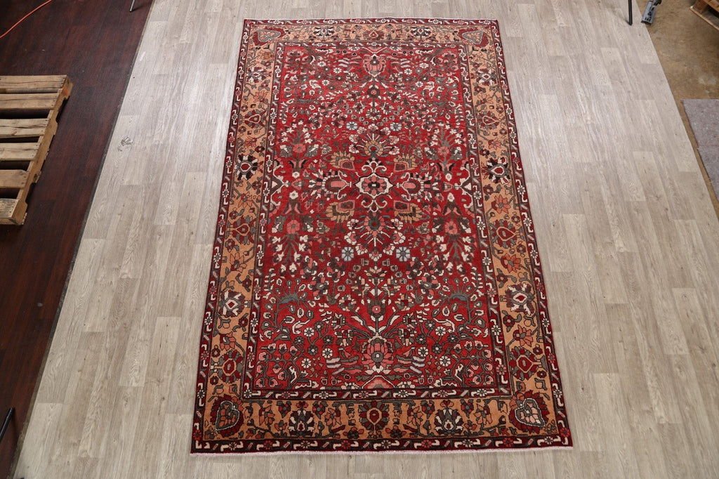 Geometric Bakhtiari Persian Area Rug 6x10