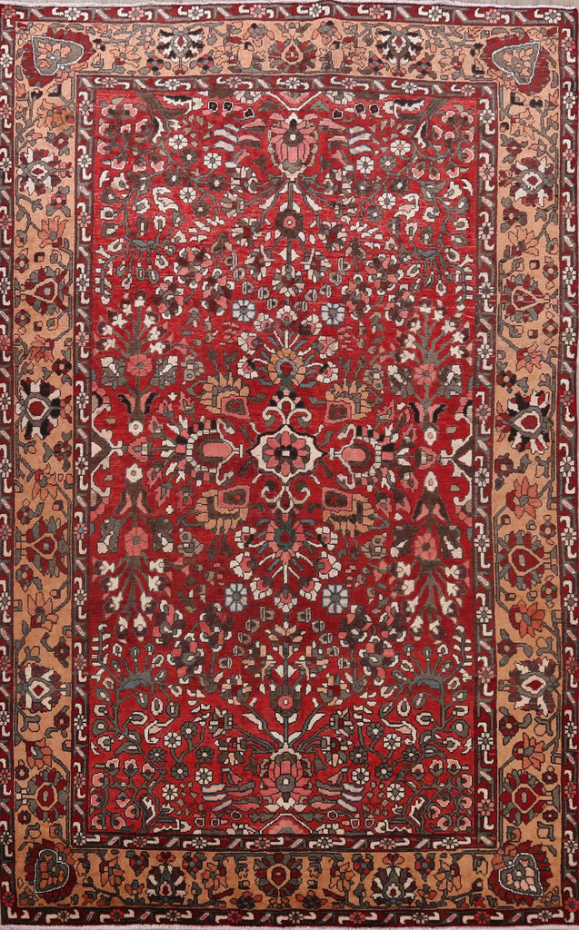 Geometric Bakhtiari Persian Area Rug 6x10