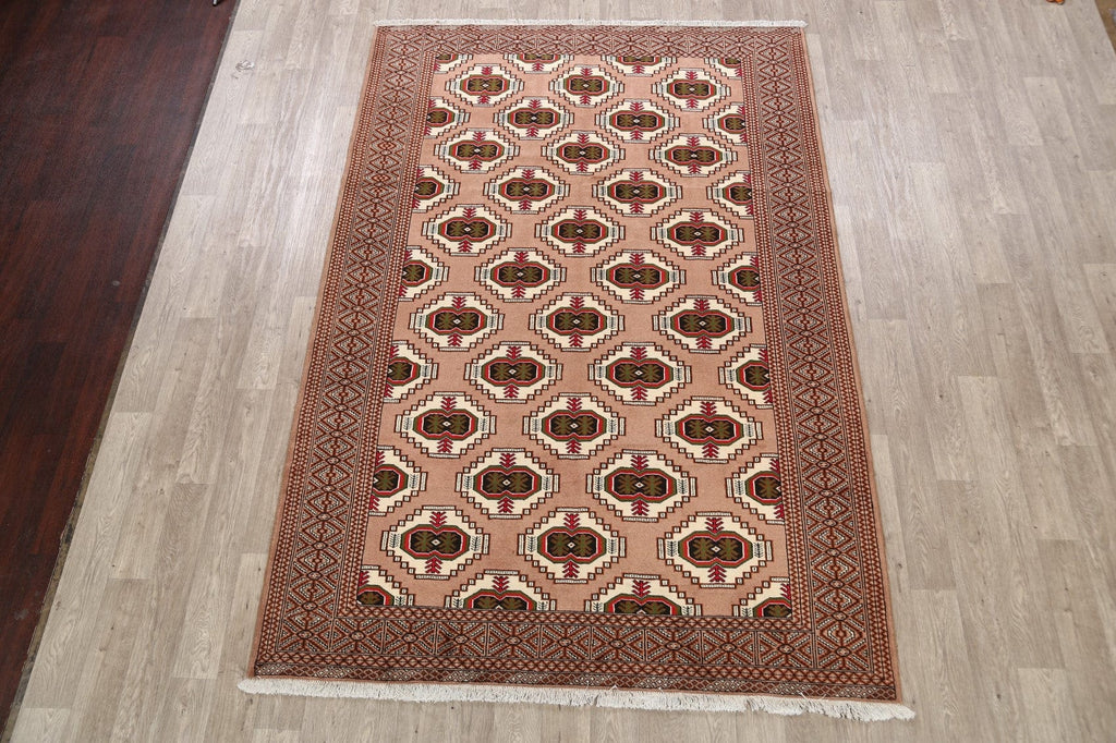 All-Over Geometric Bokhara Oriental Area Rug 7x10