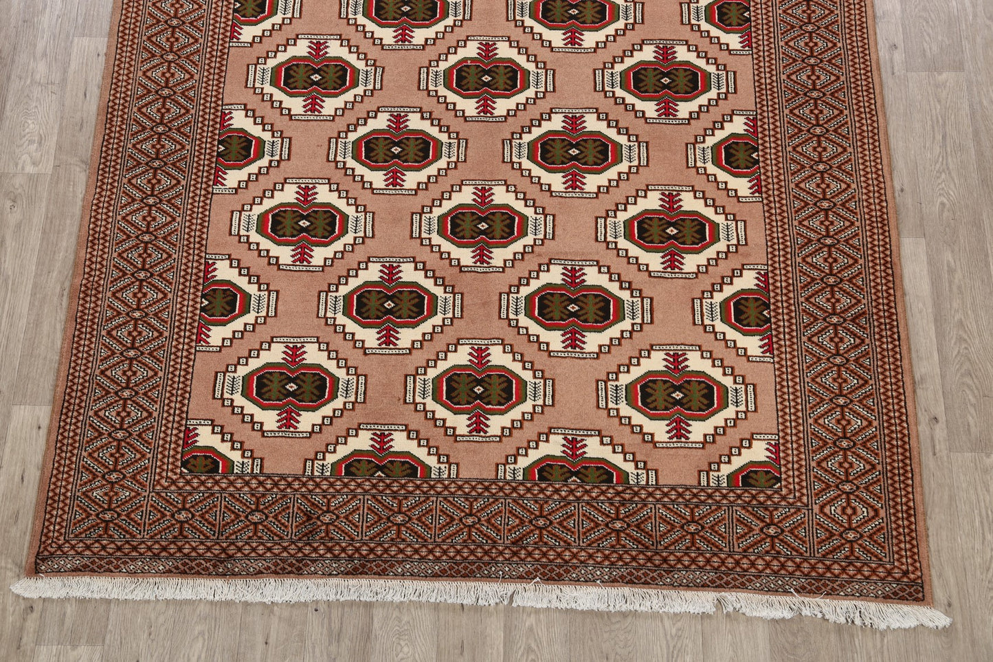 All-Over Geometric Bokhara Oriental Area Rug 7x10