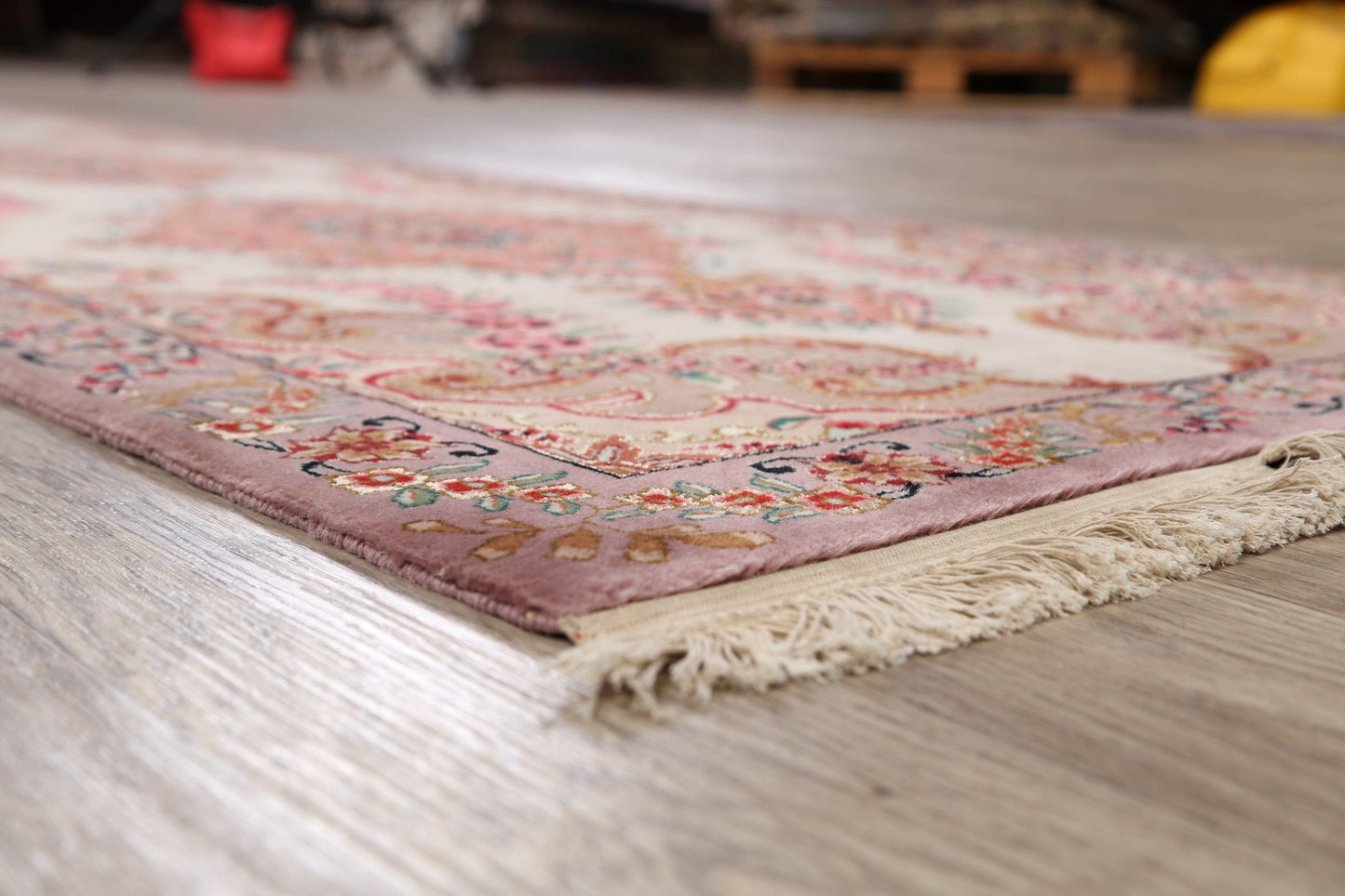 All-Over Floral Tabriz Persian Runner Rug 3x12