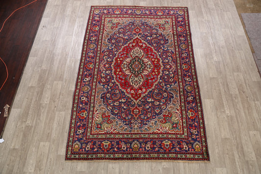 Floral Tabriz Persian Area Rug 7x10