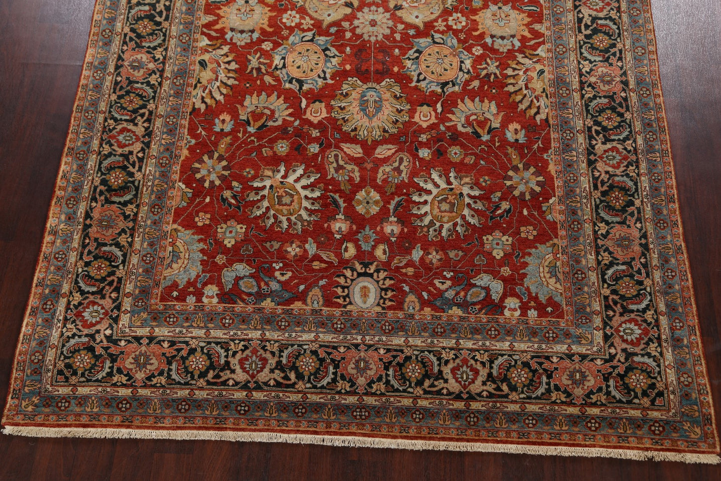 Vegetable Dye Floral Heriz Serapi Oriental Area Rug 8x10