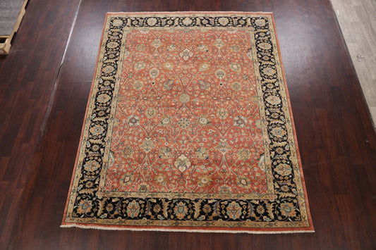 Vegetable Dye Floral Oushak Oriental Area Rug 8x10