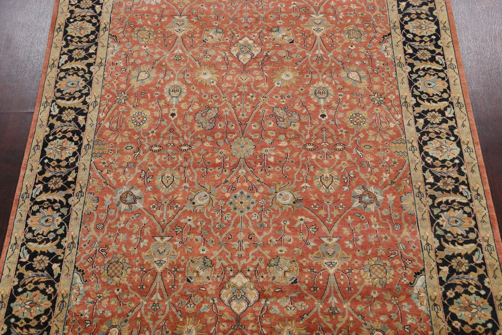 Vegetable Dye Floral Oushak Oriental Area Rug 8x10