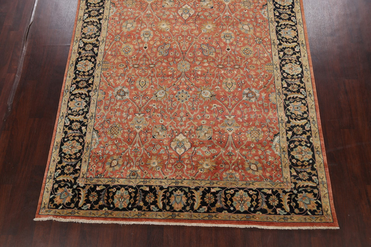 Vegetable Dye Floral Oushak Oriental Area Rug 8x10