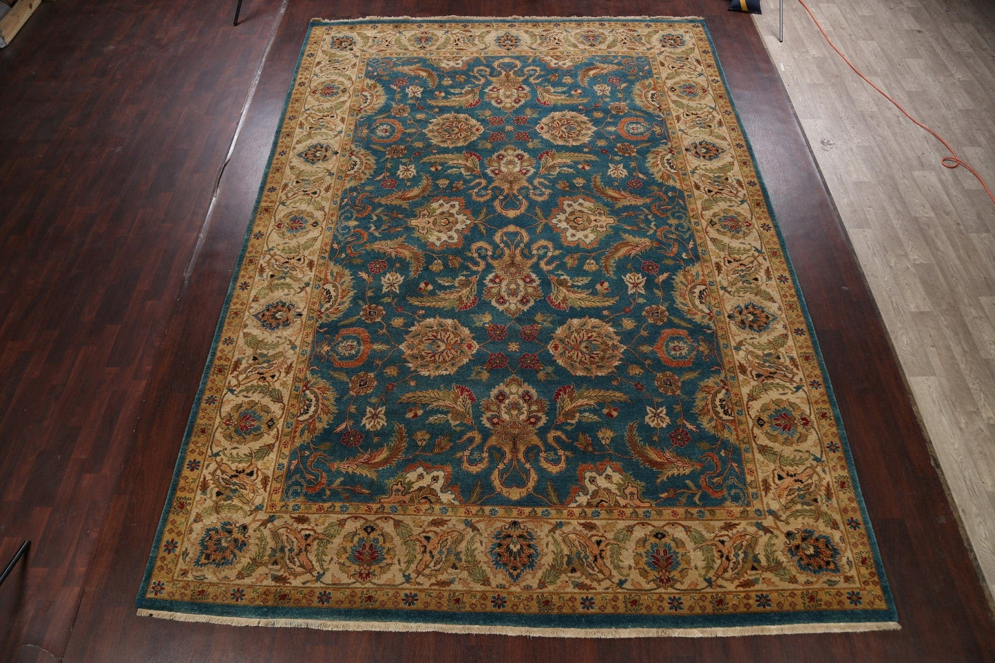 Vegetable Dye Floral Sultanabad Oriental Area Rug 10x14