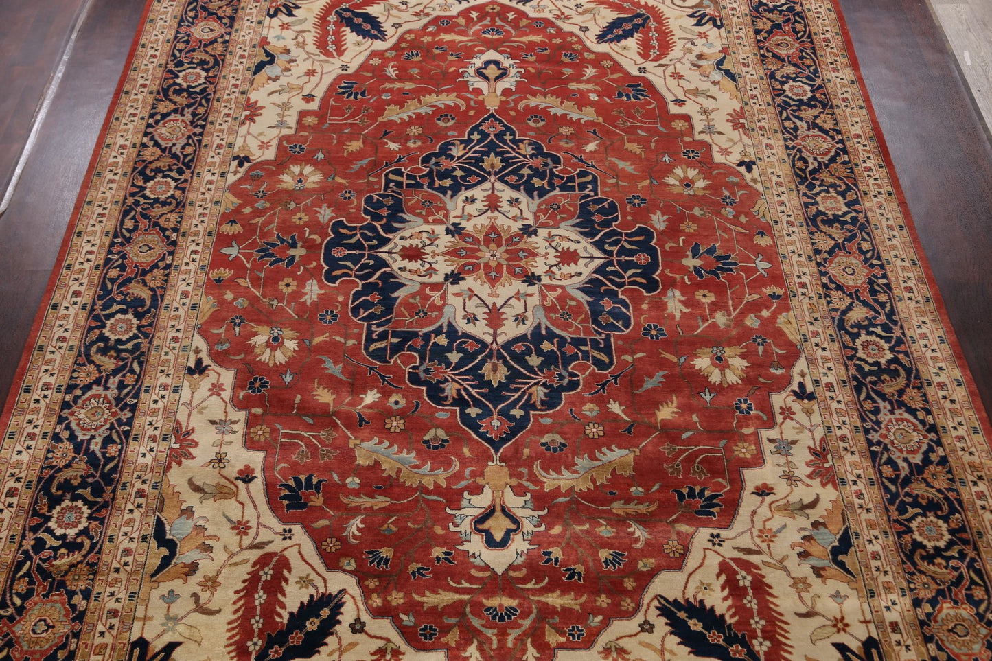 Vegetable Dye Heriz Oriental Area Rug 10x15