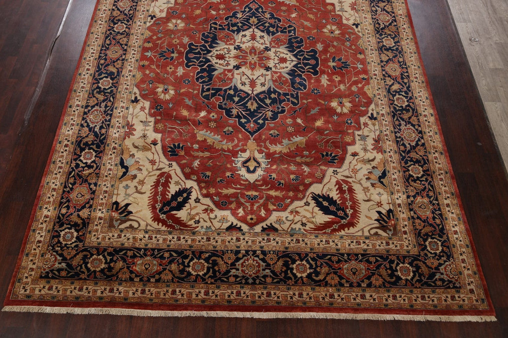 Vegetable Dye Heriz Oriental Area Rug 10x15