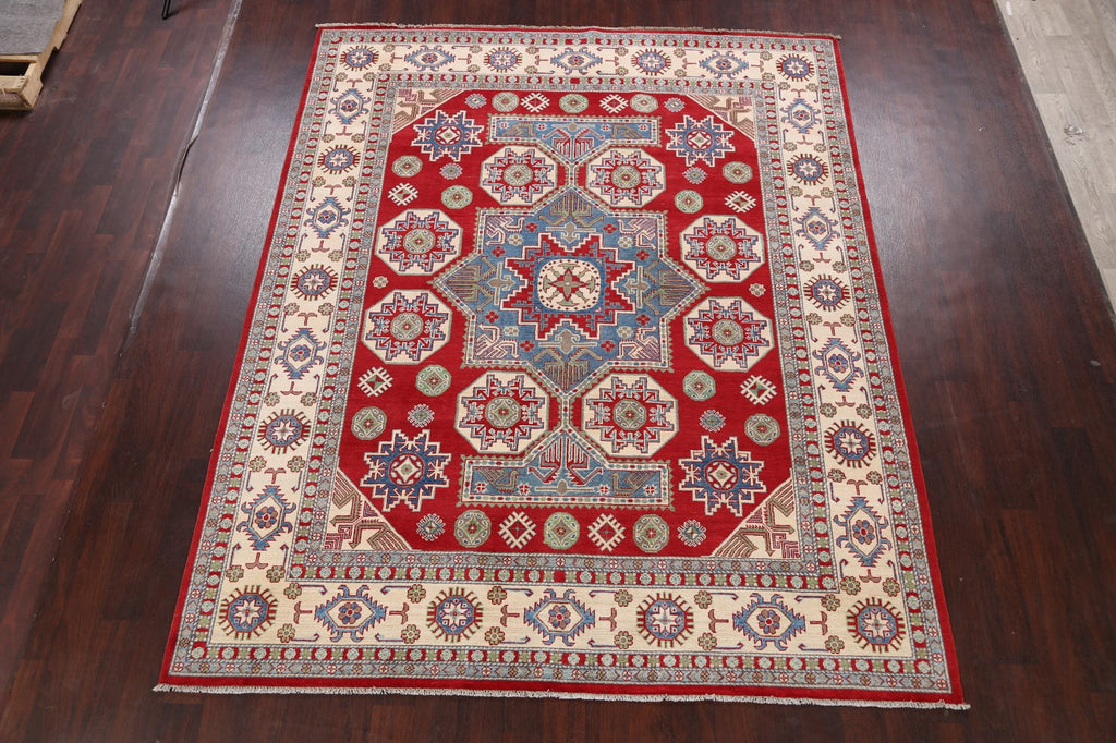 Geometric Kazak Oriental Area Rug 8x10