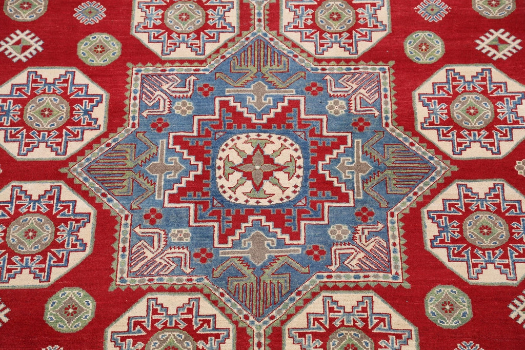 Geometric Kazak Oriental Area Rug 8x10