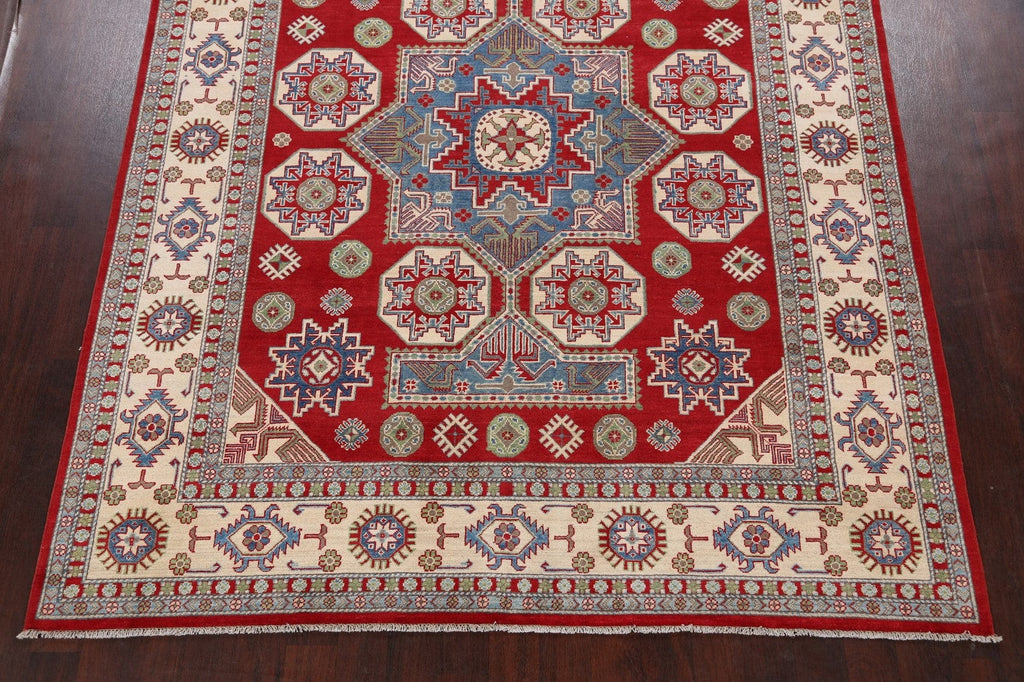 Geometric Kazak Oriental Area Rug 8x10