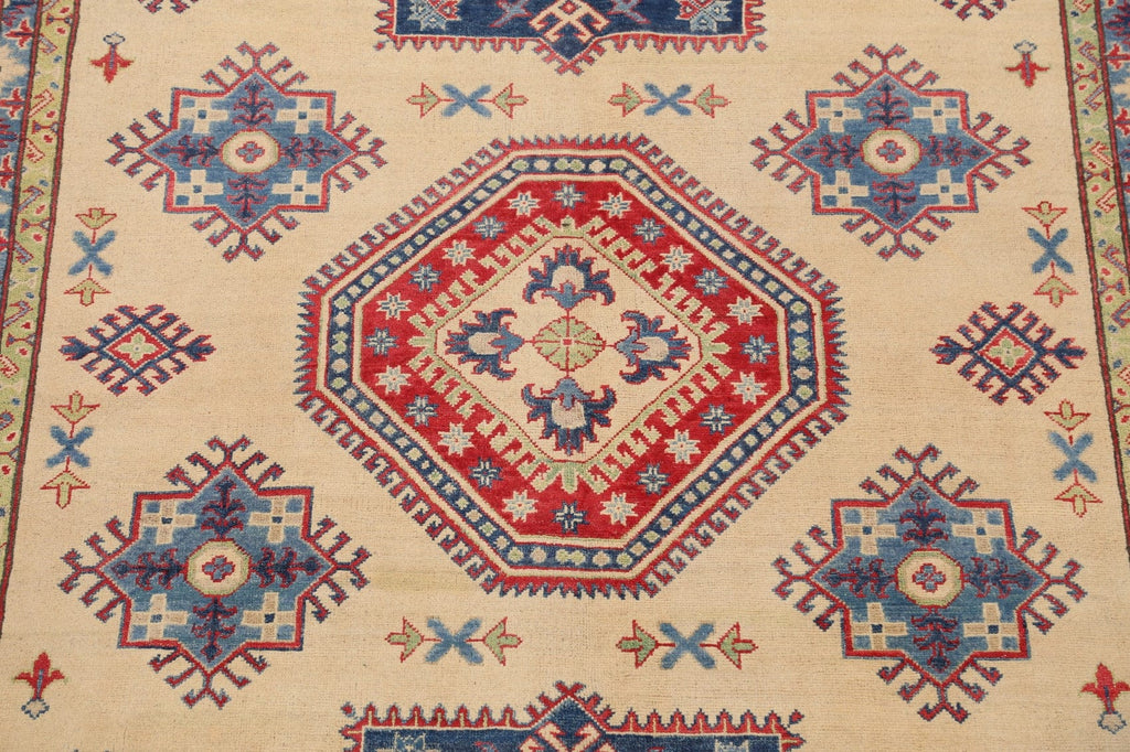 Geometric Super Kazak Oriental Area Rug 7x10