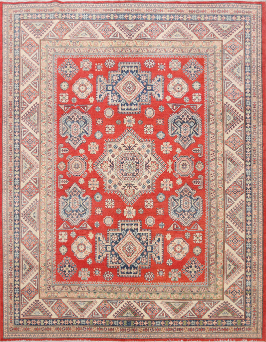 Geometric Super Kazak Oriental Area Rug 8x10