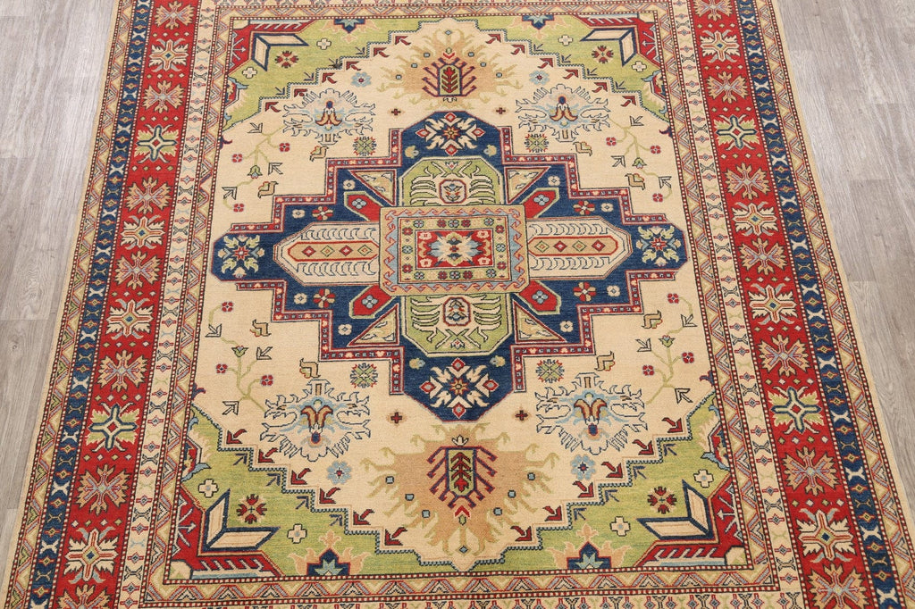 Geometric Super Kazak Area Rug 8x10